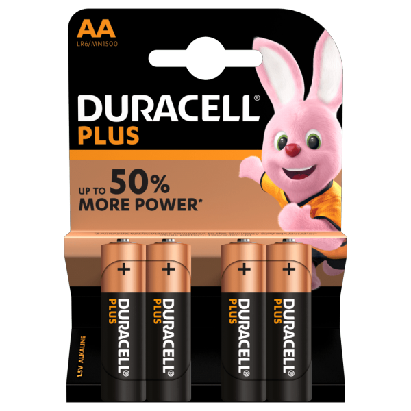 Pile Duracell Plus AA LR6 x4