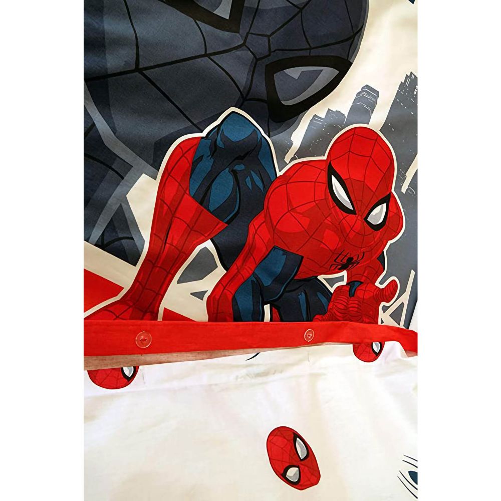 SPIDERMAN - Rainbow - Parure de lit 140X200 Coton / Polyester - Marvel