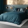 Housse de couette Réversible et taie d'oreiller 100% Percale de Coton 71 fils Cohiba