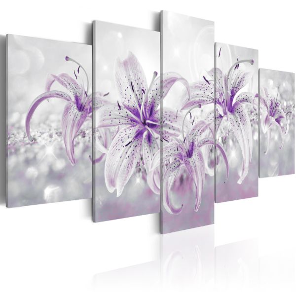 Tableau Fleurs Purple Graces