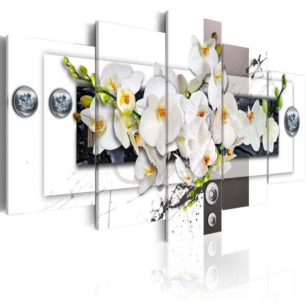 Tableau Fleurs Mechanical Orchid