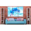 Tableau Fleurs Ethereal orchid - blue