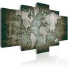 Tableau Cartes du monde Emerald Map