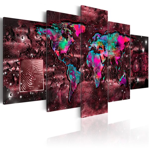 Tableau Cartes du monde Ruby Journey