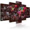 Tableau Cartes du monde Colourful Extravagance