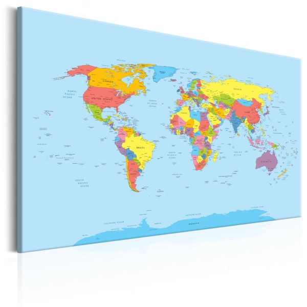 Tableau Cartes du monde Rainbow Geography
