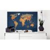 Tableau Cartes du monde World Map: Ink Oceans