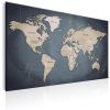 Tableau Cartes du monde World Map: Shades of Grey