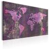 Tableau Cartes du monde Amethyst Map