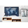 Tableau Cartes du monde Dark Blue World