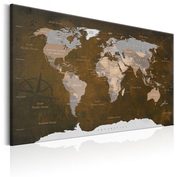 Tableau Cartes du monde Cinnamon Travels