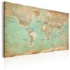 Tableau Cartes du monde World Map: Celadon Journey
