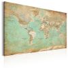 Tableau Cartes du monde World Map: Celadon Journey