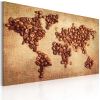 Tableau Cartes du monde Cafés du monde