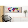 Tableau Cartes du monde World Map: Finesse of Colours