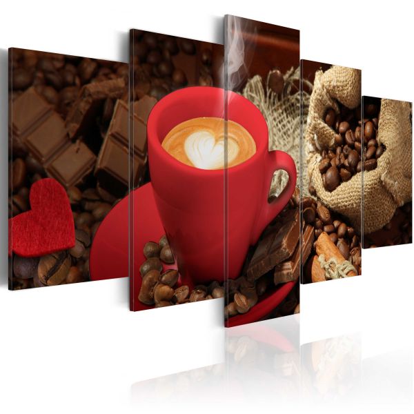 Tableau Nature morte Love espresso