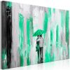 Tableau Personnages Umbrella in Love (1 Part) Wide Green