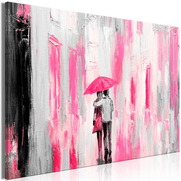 Tableau Personnages Umbrella in Love (1 Part) Wide Pink