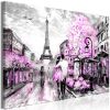 Tableau Villes Colourful Rendez-Vous (1 Part) Wide Pink