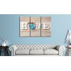 Tableau Vintage Home: Blue Love