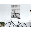 Tableau Vintage Bicycle And Concrete (1 Part) Vertical