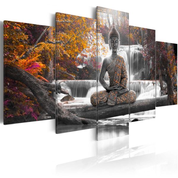 Tableau Zen Autumn Buddha