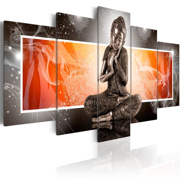 Tableau Zen Bouddha et ornements