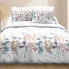 Parure de lit housse de couette avec taies d'oreiller 100% Coton 57 fils Bucoly