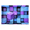 Papier peint intissé 3D et Perspective Rubik's cube: variation