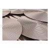 Papier peint intissé 3D et Perspective Copper Spirals