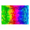 Papier peint intissé 3D et Perspective Rainbow Cube