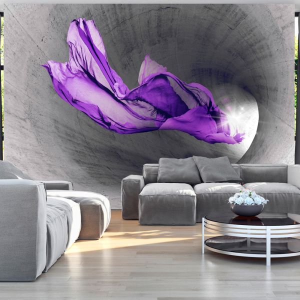 Papier peint intissé Abstractions Purple Apparition