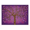 Papier peint intissé Abstractions abstraction: arbre (violet)