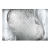 Papier peint intissé Abstractions Gray ornament