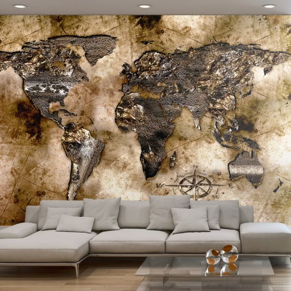 Papier peint intissé Carte du monde Old world map 1