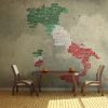 Papier peint intissé Carte du monde Viva Roma!
