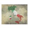 Papier peint intissé Carte du monde Viva Roma!