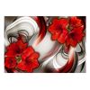 Papier peint intissé Fleurs Amaryllis - Ballad of the Red