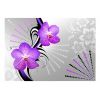 Papier peint intissé Fleurs Purple vibrations