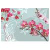 Papier peint intissé Fleurs Pink orchids - variation II