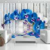 Papier peint intissé Fleurs Cobaltic orchid
