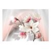 Papier peint intissé Fleurs White magnolias