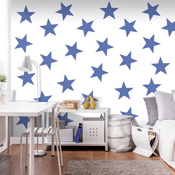 Papier peint intissé Fonds et Dessins Blue Star