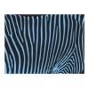 Papier peint intissé Fonds et Dessins Zebra pattern (turquoise)