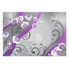 Papier peint intissé Fonds et Dessins Purple orchids - variation