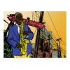 Papier peint intissé Hobby Saxophonist in New York