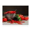 Papier peint intissé Motifs de cuisine Tomates et piments rouges