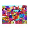 Papier peint intissé Pour enfants Rainbow-hued town