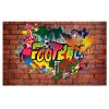 Papier peint intissé Street art Football fans!