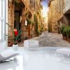Papier peint intissé Ville et Architecture Colourful Street in Tuscany